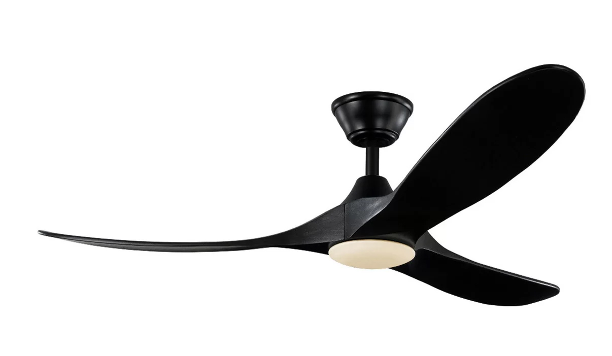 Milano Slider Mini Black With Black Blade With Dimmable Led Light